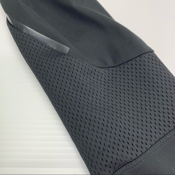 Adidas by Stella McCartney Logo Black Leggings Size XS Mesh Insets Athleisure - Picture 9 of 15